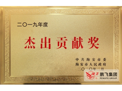 （2020年2月）海安市傑出貢獻獎